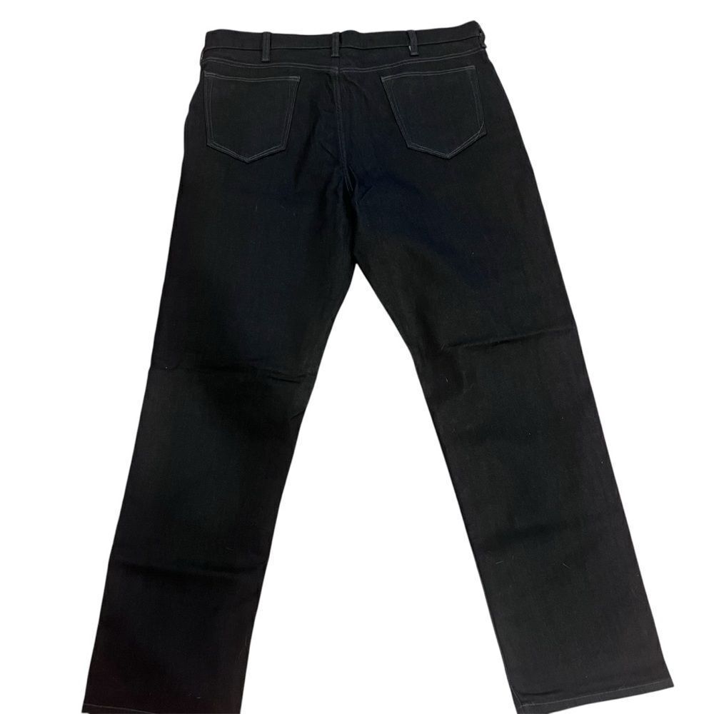 NWOT Banana Republic Men's traveler jeans taper fit size 42x34 dark wash - Picture 3 of 12
